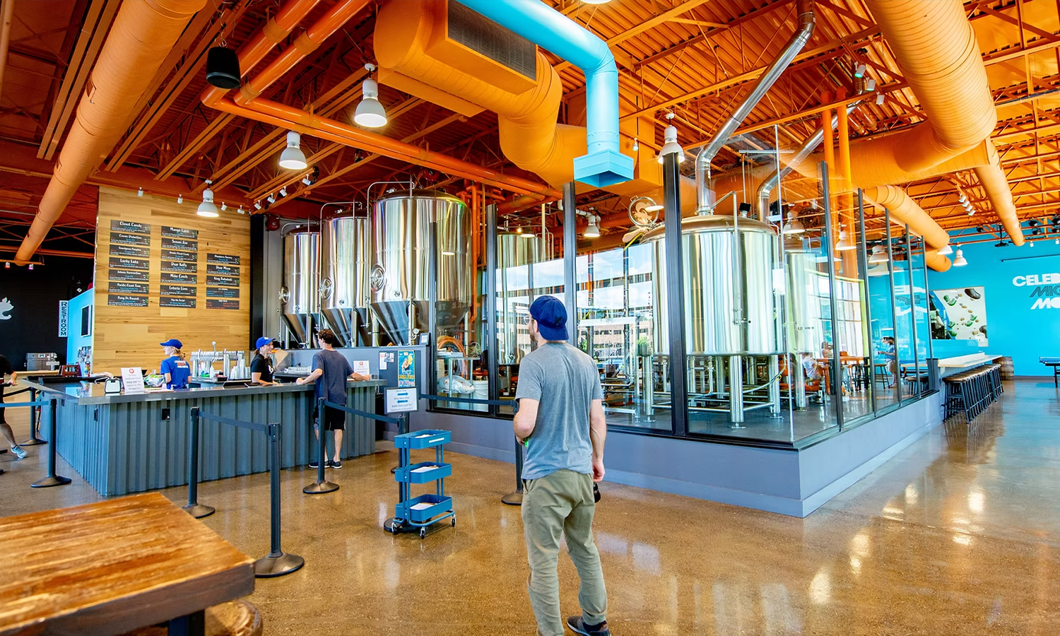 Inside Brewery