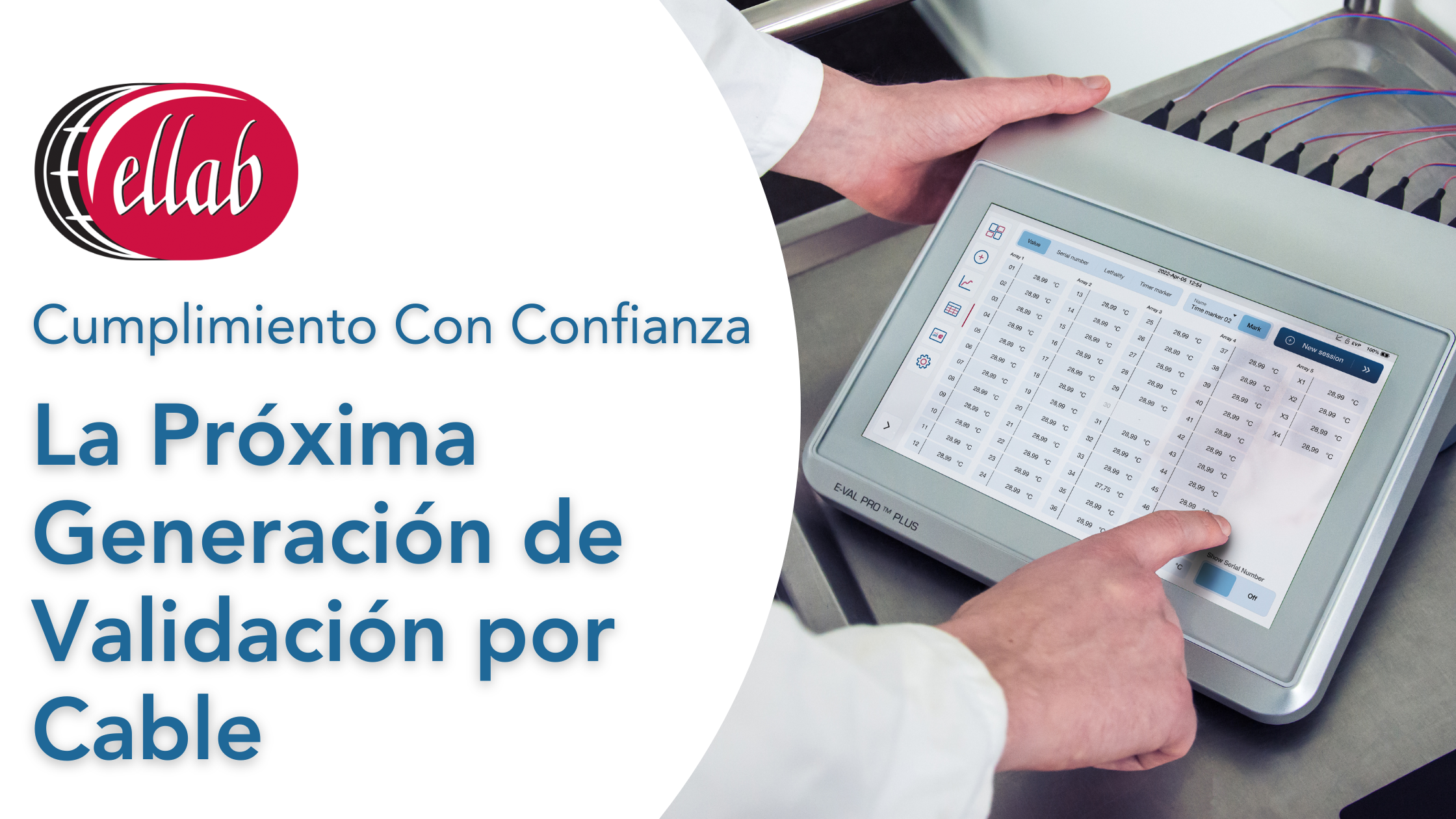 Optimice sus procesos de ciencias de la vida con la nueva solución de validación con cable de Ellab